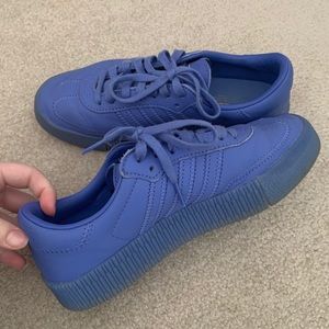 Adidas Samba blue sneakers